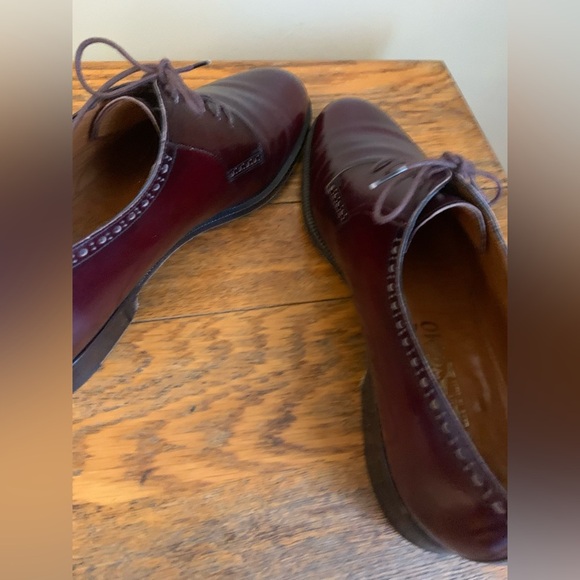 Salvatore Ferragamo Mens Dress Shoes Size 9 Brown Mahogany Oxford